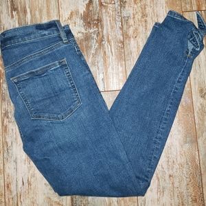 Loft Modern Skinny Crop Size 25.  Tie Ankles!